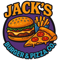 Jack´s Burger & Pizza logo.